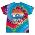 Floppy VHS Cassette Never Forget Retro 80s 90s Nostalgia Tie-Dye T-Shirts Festival Tie-Dye