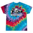 Never Forget Retro Camera Photography Nostalgia Tie-Dye T-Shirts Festival Tie-Dye