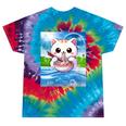 Frutiger Aero Aesthetic Tech Kawaii Ramen Cat Fishes Tie-Dye T-Shirts Festival Tie-Dye Frutiger Aero Aesthetic Tech Kawaii Ramen Cat Fishes Tie-Dye T-Shirts Festival Tie-Dye