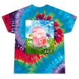 Frutiger Aero Aesthetic Tech Kawaii Strawberry Milk Fishes Tie-Dye T-Shirts Festival Tie-Dye