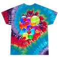 Frutiger Aero Aesthetic Tech Orb Pattern Heart Cherry Lips Tie-Dye T-Shirts Festival Tie-Dye