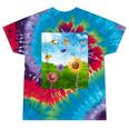 Frutiger Aero Aesthetic Tech Scenery Fishes Sunflower Tie-Dye T-Shirts Festival Tie-Dye