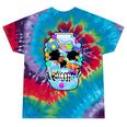 Frutiger Aero Aesthetic Tech Skull Computer Fishes Tie-Dye T-Shirts Festival Tie-Dye