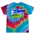 Frutiger Aero Dolphin Meadow Aesthetic Y2k 2000s Ironic Tie-Dye T-Shirts Festival Tie-Dye