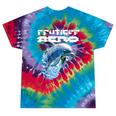 Frutiger Aero Splashy Dolphin Y2k Aesthetic Graphic Premium Tie-Dye T-Shirts Festival Tie-Dye