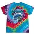 Frutiger Aero Splashy Dolphin Y2k Aesthetic Graphic Tie-Dye T-Shirts Festival Tie-Dye