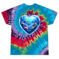 Frutiger Aero Y2K Heart Tie-Dye T-Shirts Festival Tie-Dye