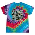 Gen X Lots Of Memories No Evidence Nostalgia Throwback Quote Premium Tri-Blend Tie-Dye T-Shirts Festival Tie-Dye