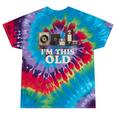 I’m This Old Retro Tech Nostalgia For 70s 80s Premium Tri-Blend Tie-Dye T-Shirts Festival Tie-Dye
