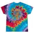 Los Angeles Hotrods Automotive Nostalgia Distressed Premium Tri-Blend Tie-Dye T-Shirts Festival Tie-Dye