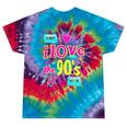 I Love The 90'S 90s Nostalgia Premium Tri-Blend Tie-Dye T-Shirts Festival Tie-Dye