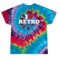 I Love Retro Vintage 80s 90s Nostalgia Premium Tri-Blend Tie-Dye T-Shirts Festival Tie-Dye