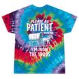 Nostalgic Wagon Jest Please Be Patient I'm From The 1900s Premium Tie-Dye T-Shirts Festival Tie-Dye