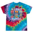 Old School Playlist Nostalgia Vibes Cassette Tie-Dye T-Shirts Festival Tie-Dye