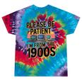 Please Be Patient I'm From The 1900s Retro Computer Raglan Baseball Tee Tie-Dye T-Shirts Festival Tie-Dye