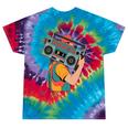 Retro 90s Boombox Nostalgia Party For Music Lovers Men Women Tie-Dye T-Shirts Festival Tie-Dye