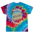 Retro Cassette Never Forget Nostalgia Vintage Tie-Dye T-Shirts Festival Tie-Dye