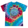 Retro CD Player Never Forget Nostalgia Vintage Tie-Dye T-Shirts Festival Tie-Dye