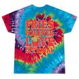 Retro Fast Food Nostalgia Vintage Diner Fries Shakes Burgers Tie-Dye T-Shirts Festival Tie-Dye
