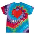Retro Gamer 1 Life Pixel Heart – 8-Bit Gaming Nostalgia Tie-Dye T-Shirts Festival Tie-Dye