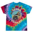 Retro Grammophone Never Forget Nostalgia Vintage Tie-Dye T-Shirts Festival Tie-Dye