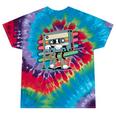 Retro Old Cassette Tape Cartoon With Walker Nostalgia Premium Tri-Blend Tie-Dye T-Shirts Festival Tie-Dye Retro Old Cassette Tape Cartoon With Walker Nostalgia Premium Tri-Blend Tie-Dye T-Shirts Festival Tie-Dye