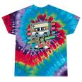 Retro Old Cassette Tape Cartoon With Walker Nostalgia Tie-Dye T-Shirts Festival Tie-Dye