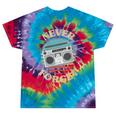Retro Radio Never Forget Nostalgia Vintage Tie-Dye T-Shirts Festival Tie-Dye