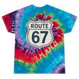 Retro Route 67 Highway Sign Vintage Road Nostalgia Tie-Dye T-Shirts Festival Tie-Dye Retro Route 67 Highway Sign Vintage Road Nostalgia Tie-Dye T-Shirts Festival Tie-Dye