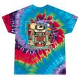 Retro Tech Stack 80s 90s Nostalgia Analog Devices Tie-Dye T-Shirts Festival Tie-Dye