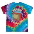 Retro TV Never Forget Nostalgia Vintage Tie-Dye T-Shirts Festival Tie-Dye