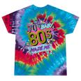 Retro Vintage 70's Baby 80's Made Me Nostalgia Classic Tie-Dye T-Shirts Festival Tie-Dye