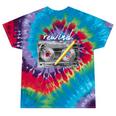 Rewind Cassette Tape Nostalgia 80s 90s Retro Music Lover Tie-Dye T-Shirts Festival Tie-Dye