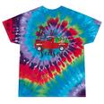 Tis The Season Holiday Nostalgia Red Truck Tie-Dye T-Shirts Festival Tie-Dye