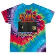 VHS Tape Nostalgia Old School Technology Humor Tie-Dye T-Shirts Festival Tie-Dye VHS Tape Nostalgia Old School Technology Humor Tie-Dye T-Shirts Festival Tie-Dye
