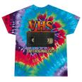 VHS Tape Nostalgia Old School Technology Humor Tie-Dye T-Shirts Festival Tie-Dye