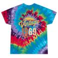 Vintage 1969 Retro Era Badge For Nostalgia Fans Tie-Dye T-Shirts Festival Tie-Dye