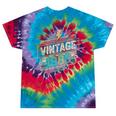 Vintage 1980 Retro Badge Decade Nostalgia Graphic Emblem Tie-Dye T-Shirts Festival Tie-Dye