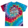 Vintage 1980 Retro Badge Decade Nostalgia Graphic Emblem Tie-Dye T-Shirts Festival Tie-Dye