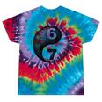 Vintage 6 7 Sketch Yin Yang Namaste Six Seven Nostalgia Tie-Dye T-Shirts Festival Tie-Dye