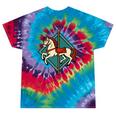 Vintage Carousel Horse Merry Go Round Nostalgia Art Premium Tie-Dye T-Shirts Festival Tie-Dye