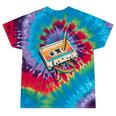 Vintage Pencil Rewind Cassette Tape Nostalgia Party 80s 90s Tie-Dye T-Shirts Festival Tie-Dye