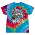 Vintage Please Be Patient With Me I'm From The 1900s Train Tie-Dye T-Shirts Festival Tie-Dye
