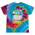 Women's Frutiger Aero Aesthetic Rainbow Glitch Art Tie-Dye T-Shirts Festival Tie-Dye