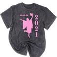 12th Grade Girls Graduation High School Graduation Mineral Wash Tshirts Mineral Black