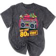 1980s 80s Reunion Nostalgia Memories Music School Grew Up Premium Tri-Blend Mineral Wash Tshirts Mineral Black
