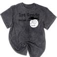 1st Grade Nailed It Kids Graduation TShirt Second Grade Mineral Wash Tshirts Mineral Black
