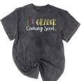 1st Grader Coming Soon Kindergarten Graduation Mineral Wash Tshirts Mineral Black