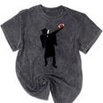 2019 Football Graduation Dab Shirt- Dabbing Graduate Mineral Wash Tshirts Mineral Black