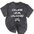 2019 High School Graduation College Level Unlocked Tee Mineral Wash Tshirts Mineral Black